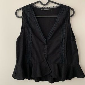 Black Zara top